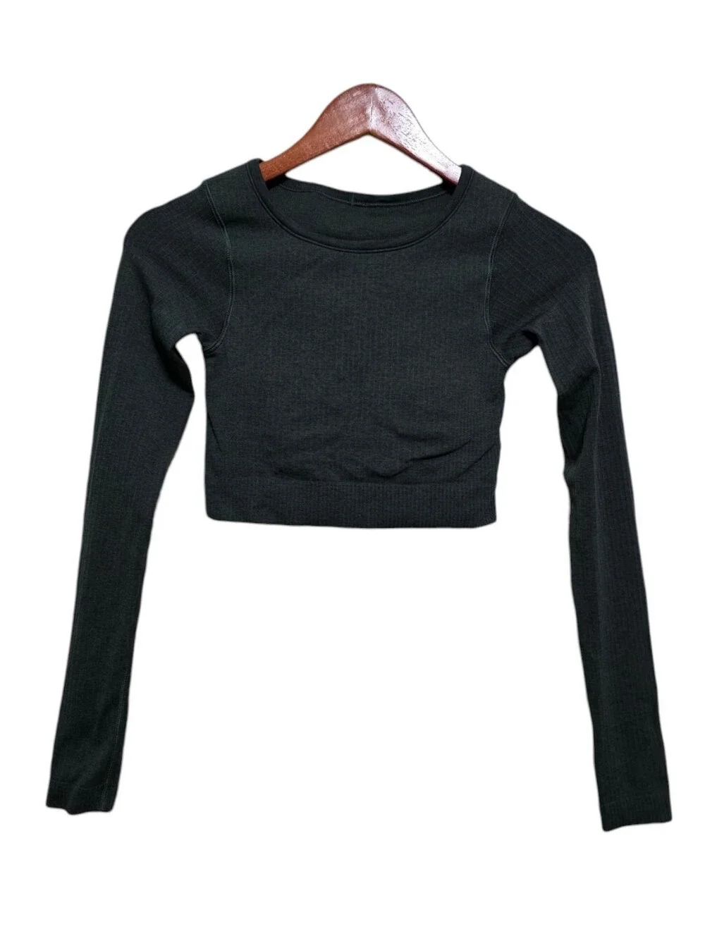 lululemon Ebb to Street Long Sleeve Shirt Smoked Spruce Size 2